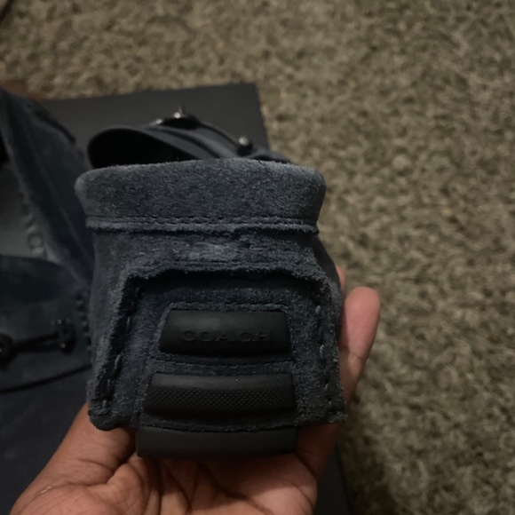 Men’s Blue Suede Coach Shoes main image 5
